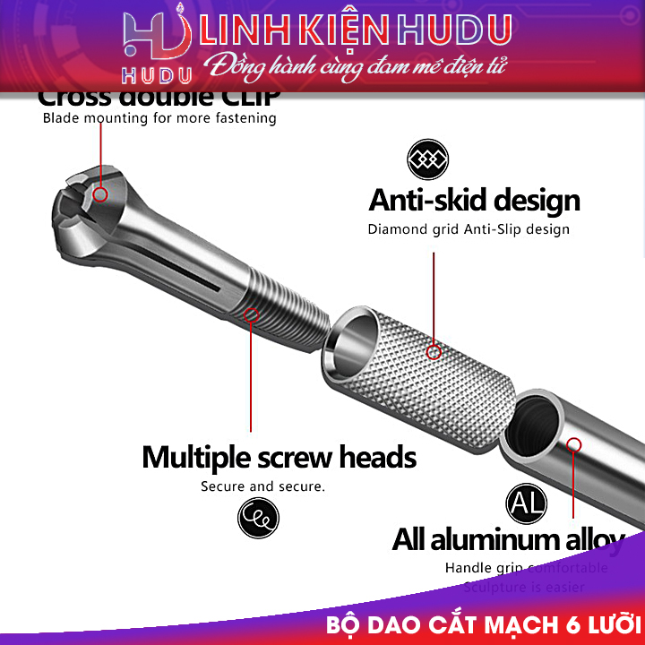 Bộ dao cắt mạch 6 lưỡi